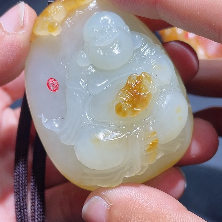 和田玉挂件未镶嵌D2