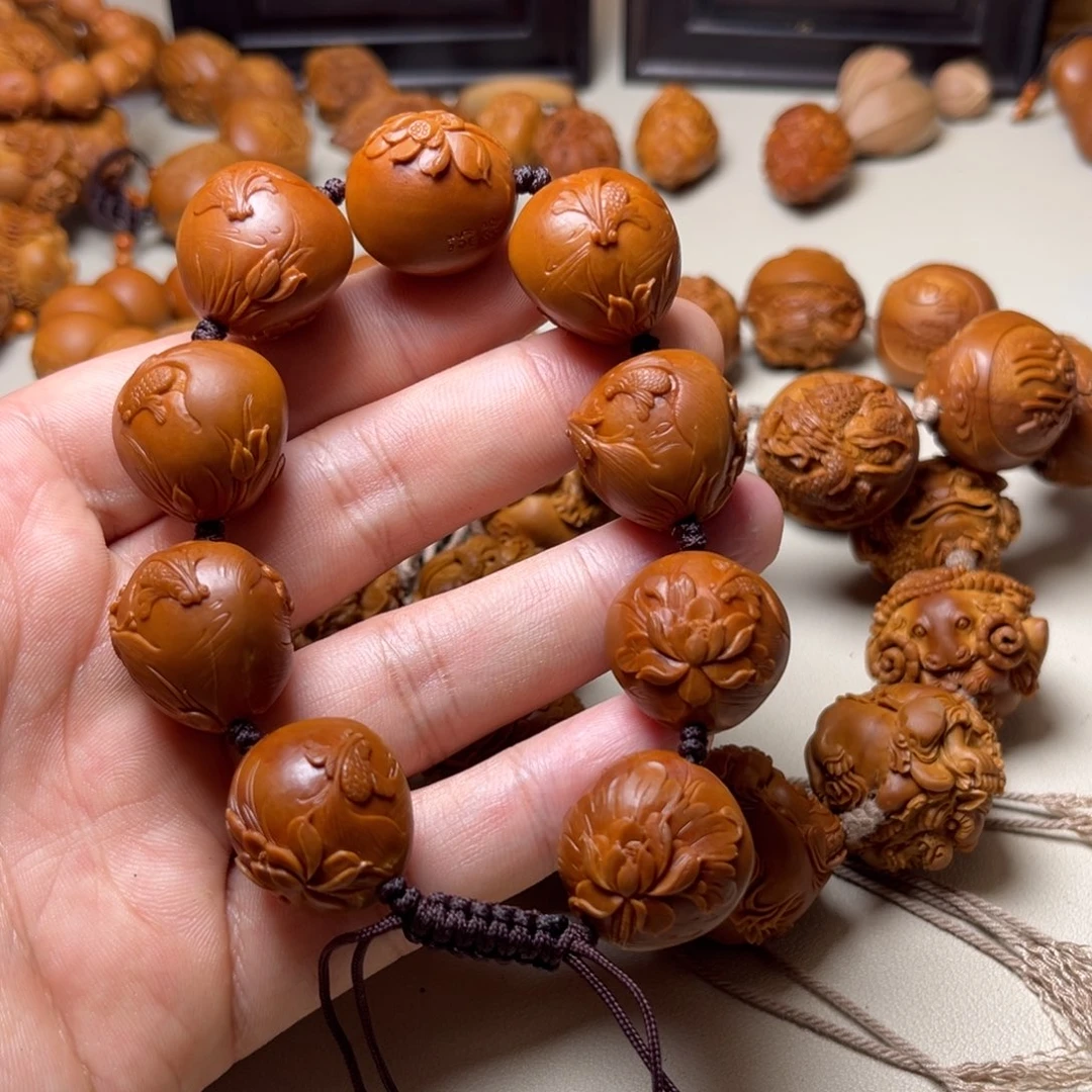 封***神橄榄核手串橄榄核
