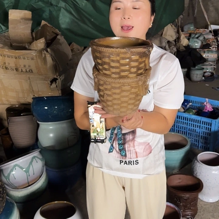 口20高14两个盆子。