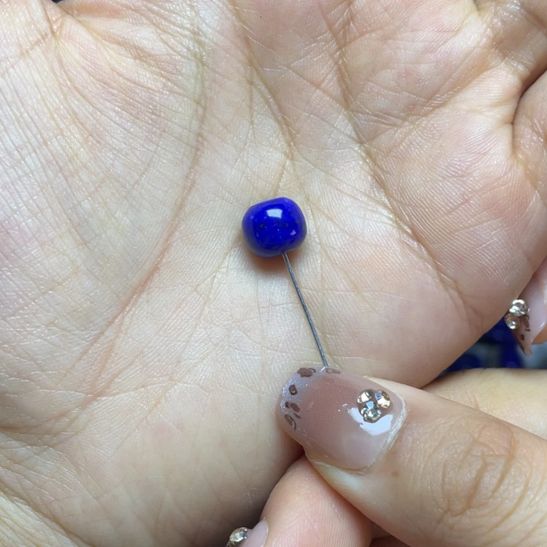 青金石9mm老型单珠未镶嵌X*X