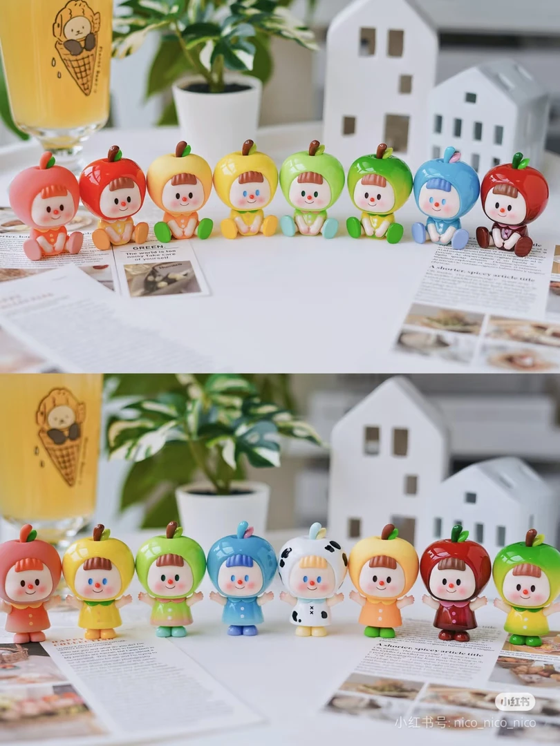 【踩后二】多多妹苹果多多mini系列盲盒潮玩摆件