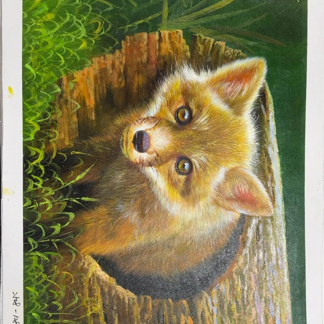 油画加油加油努力加油加油