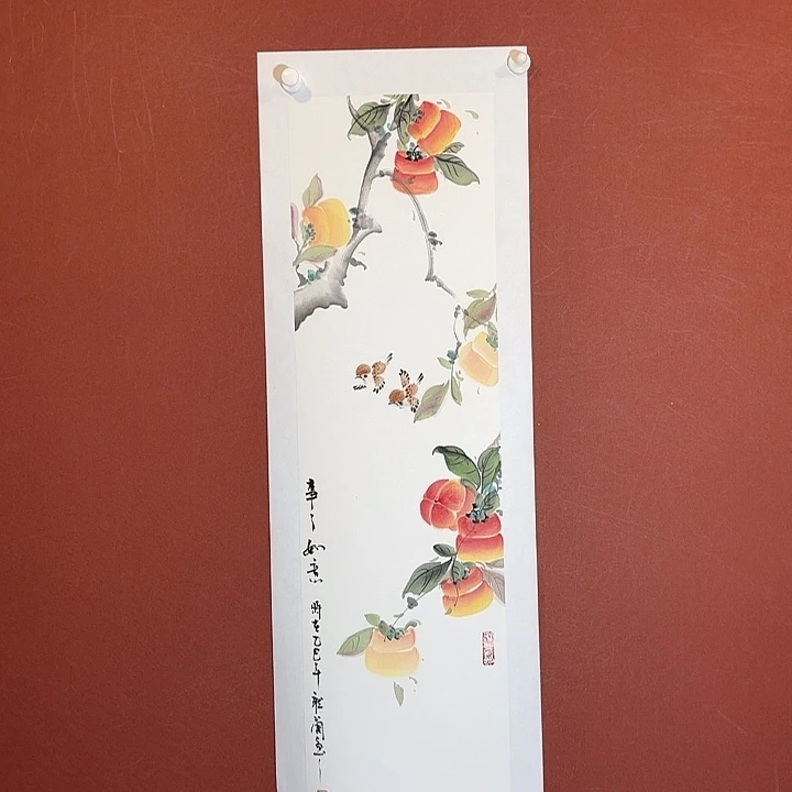 国画听兰老师花鸟