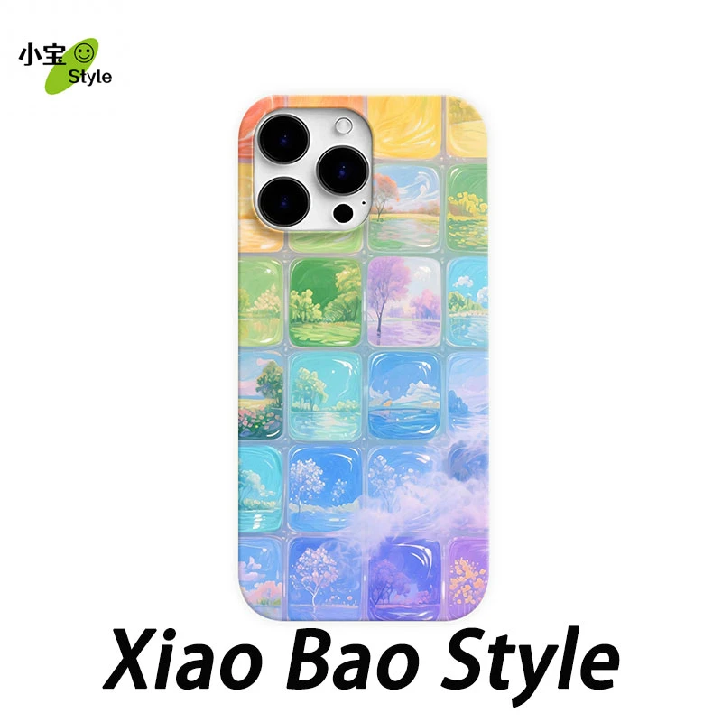 冰块花朵适用苹果16promax手机壳简约iPhone14/15pro个性12/13/11