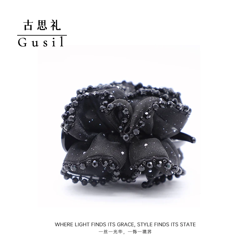 赫本王妃【蓝星】轻奢显气质丸子夹GS7798-BZ