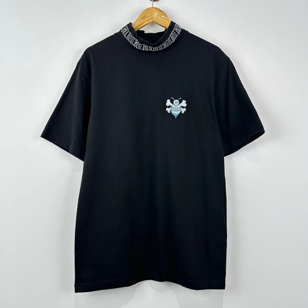 99新 DIOR/迪奥 stussy联名蜜蜂刺绣短袖 XS码/1490