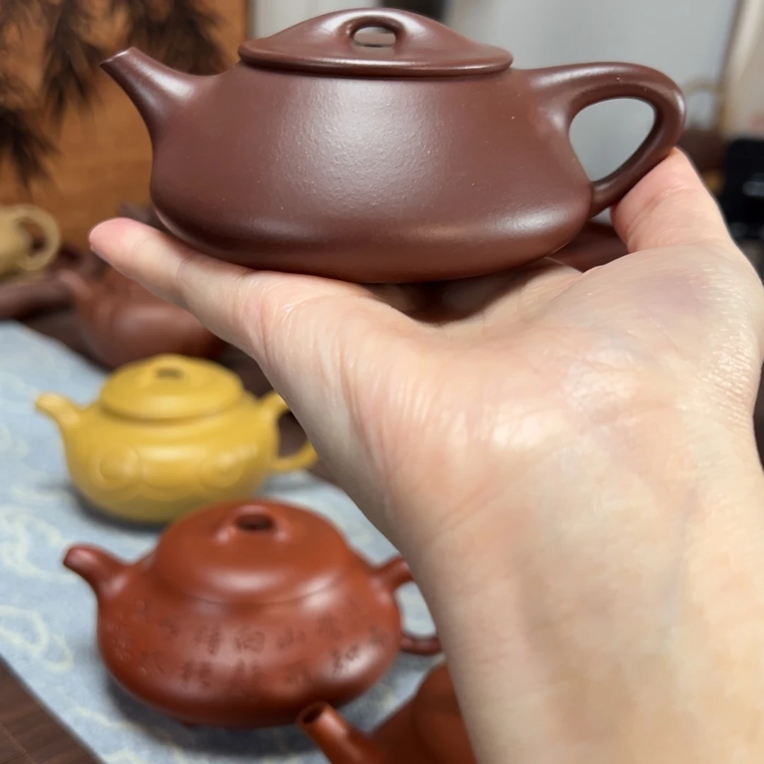 茶壶紫砂光明石瓢紫砂壶
