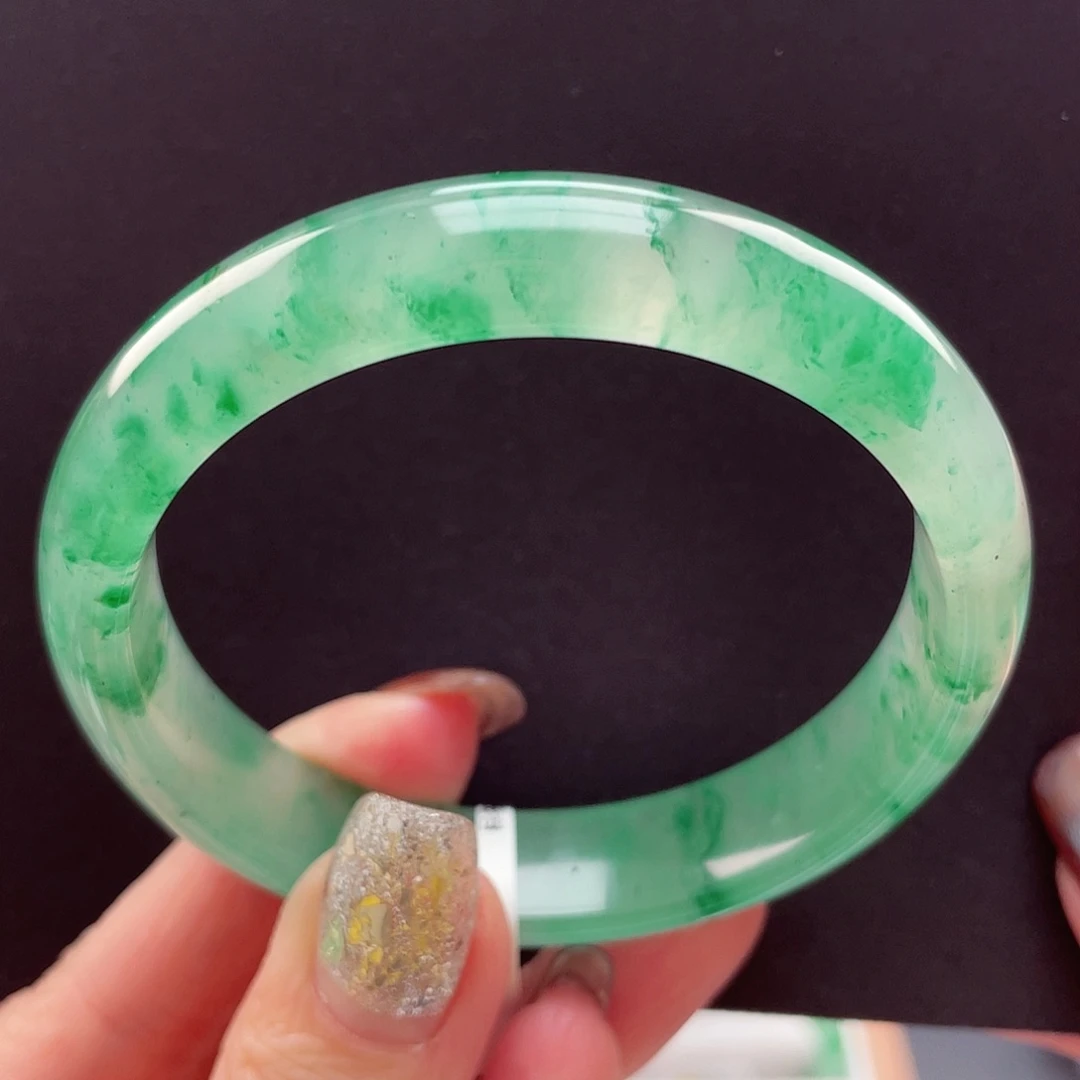 石英质玉未镶嵌手镯55-56