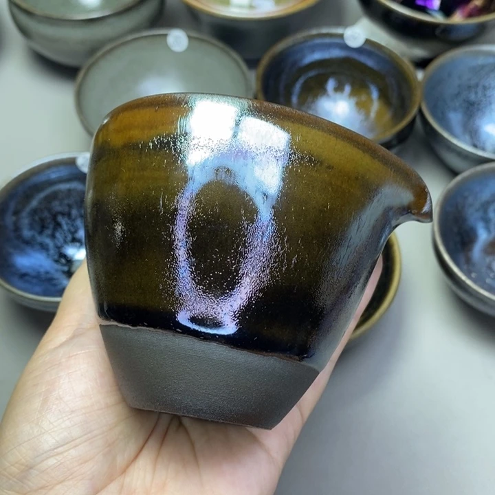 茶盏建窑建盏柴烧公道