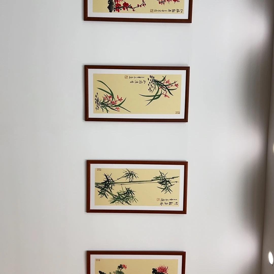 书法张墨远 梅兰竹菊