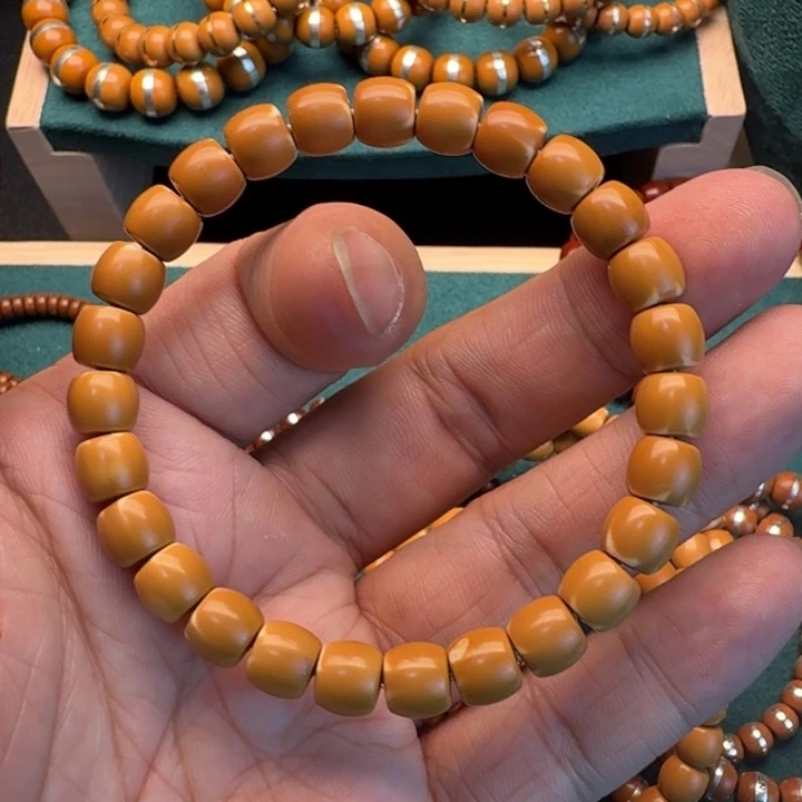 手串橄榄核核尖手串5颗裂