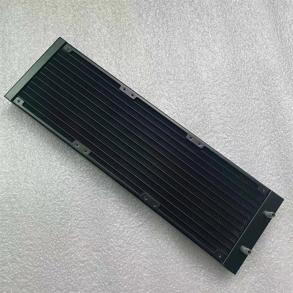 360纯铝水冷排电脑主机冷排散热排7.2mm宝塔直口12CM风扇适用