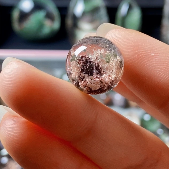 書****未镶嵌颈饰紫晶彩幽灵14.8mm