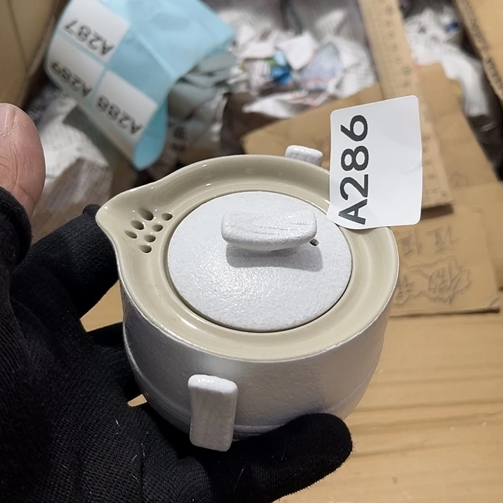瓷片茶摆件工艺品摆件666