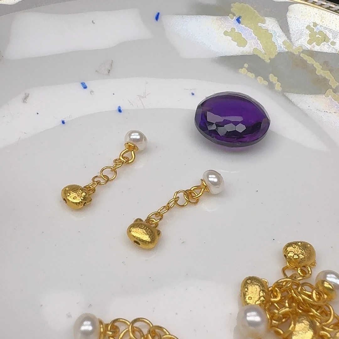 颈饰银S925镶嵌紫晶紫水晶925镶嵌28