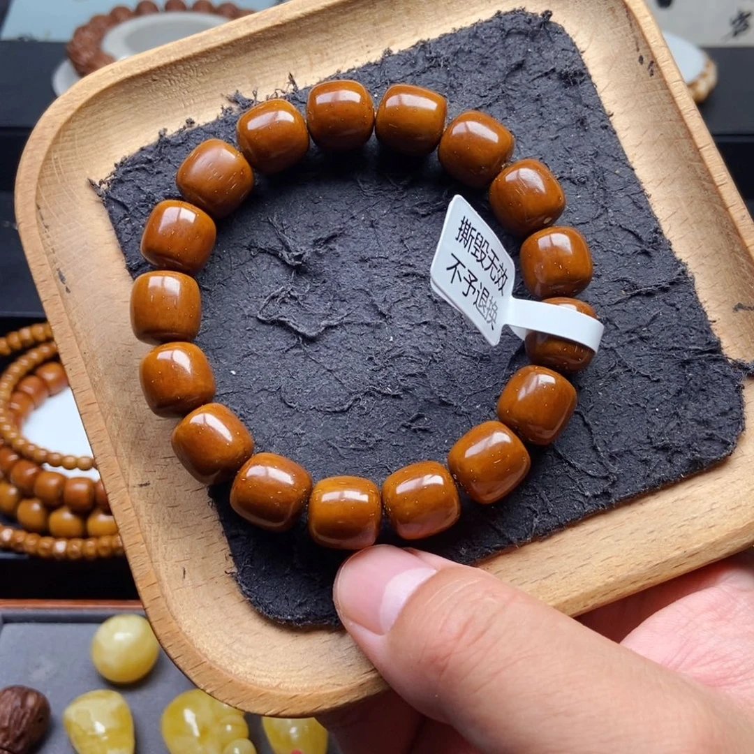 紫金鼠手串12.6mm精品天花板近实心