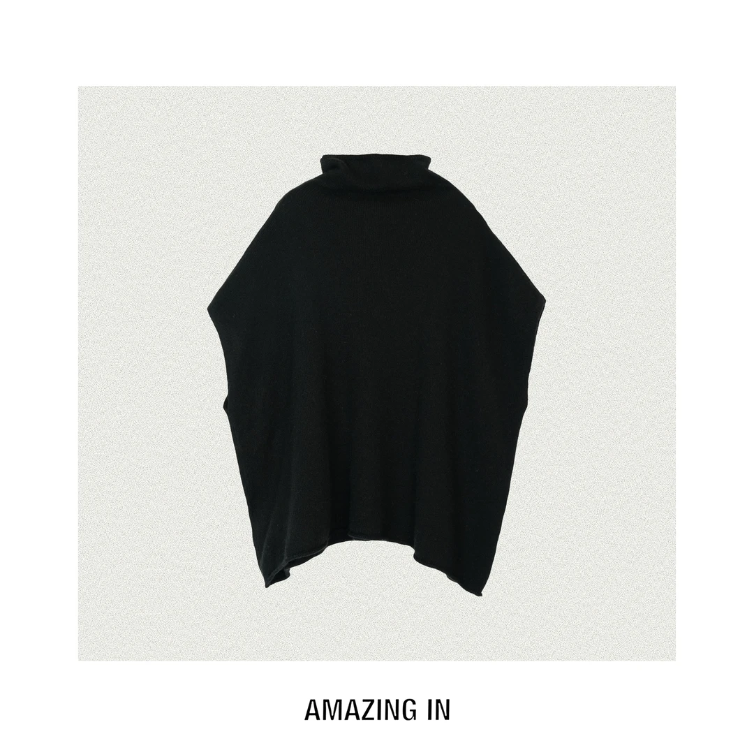 AMAZING IN | 绵羊毛x牦牛毛绒 |斗篷式上衣A251124-AI5BDSW26691