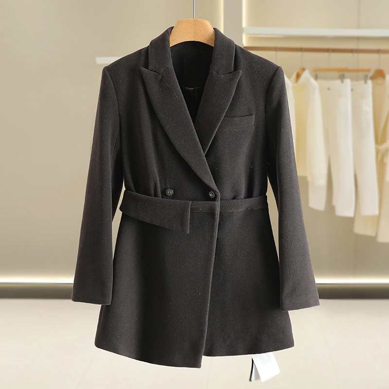B3554-【25年卓家秋冬新款】时尚百搭毛呢外套#ZJW58W036