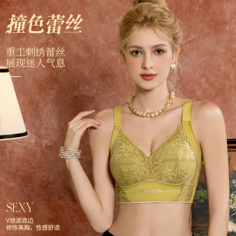 【蜂窝洞洞杯】夏季大码调整型透气收副乳防下垂无钢圈女士文胸