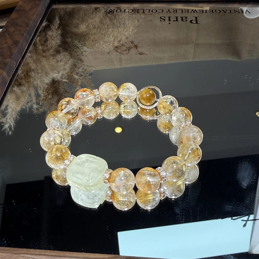 【喜饰 年富一年】10mm+黄塔晶+扎基拉姆手串 多样性发一 A23