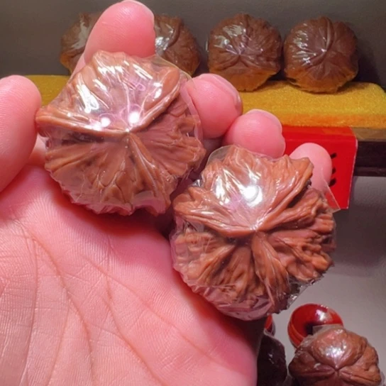 把件文玩核桃顶级孤品球奔120开角全品四座楼42边33高