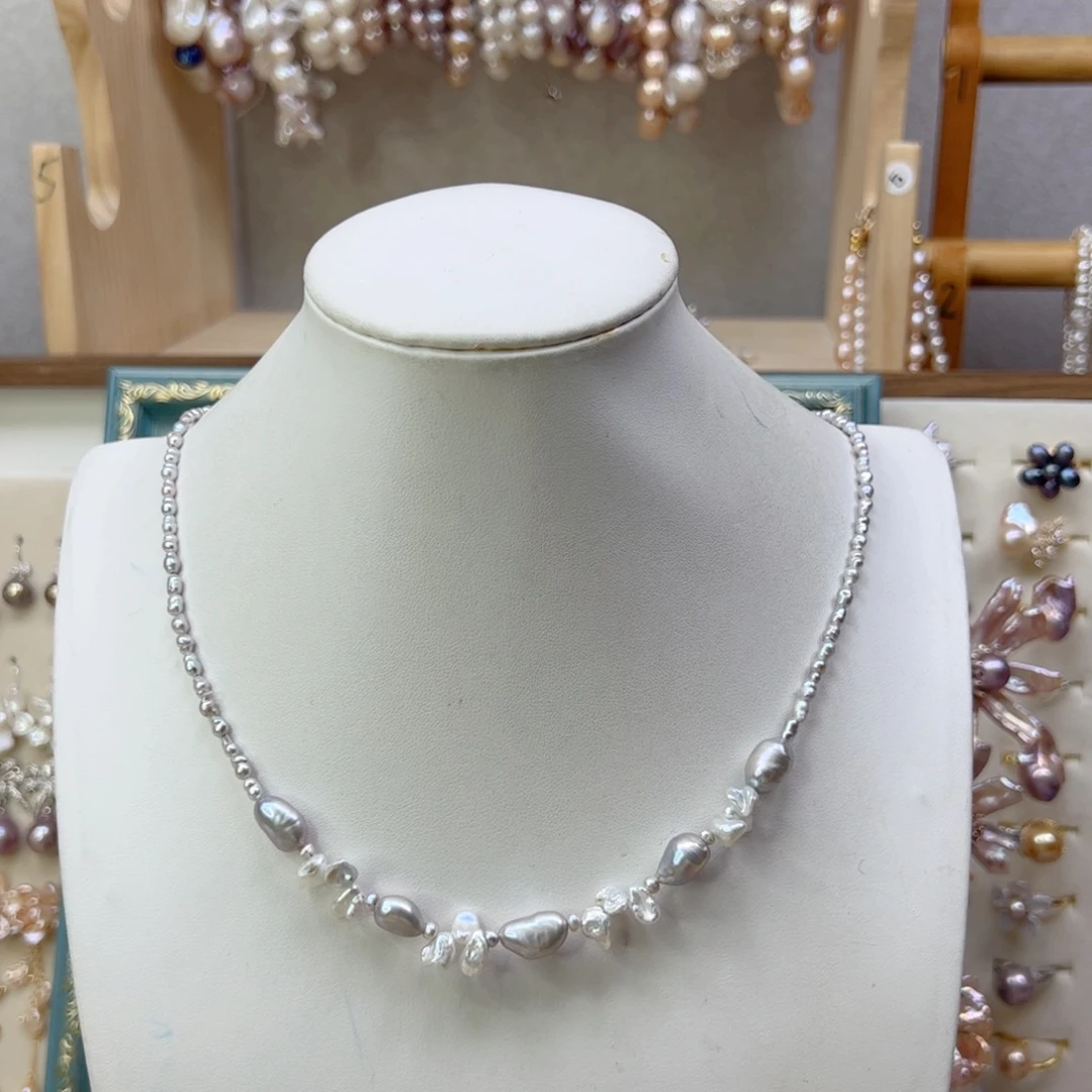 淡水珍珠手绳合金