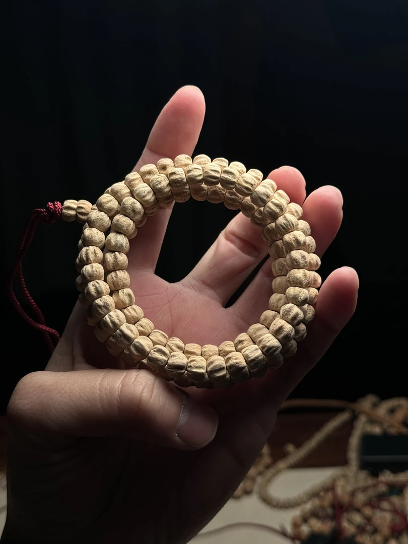 热振柏香籽油皮顺纹莲花桩108尺寸7➕