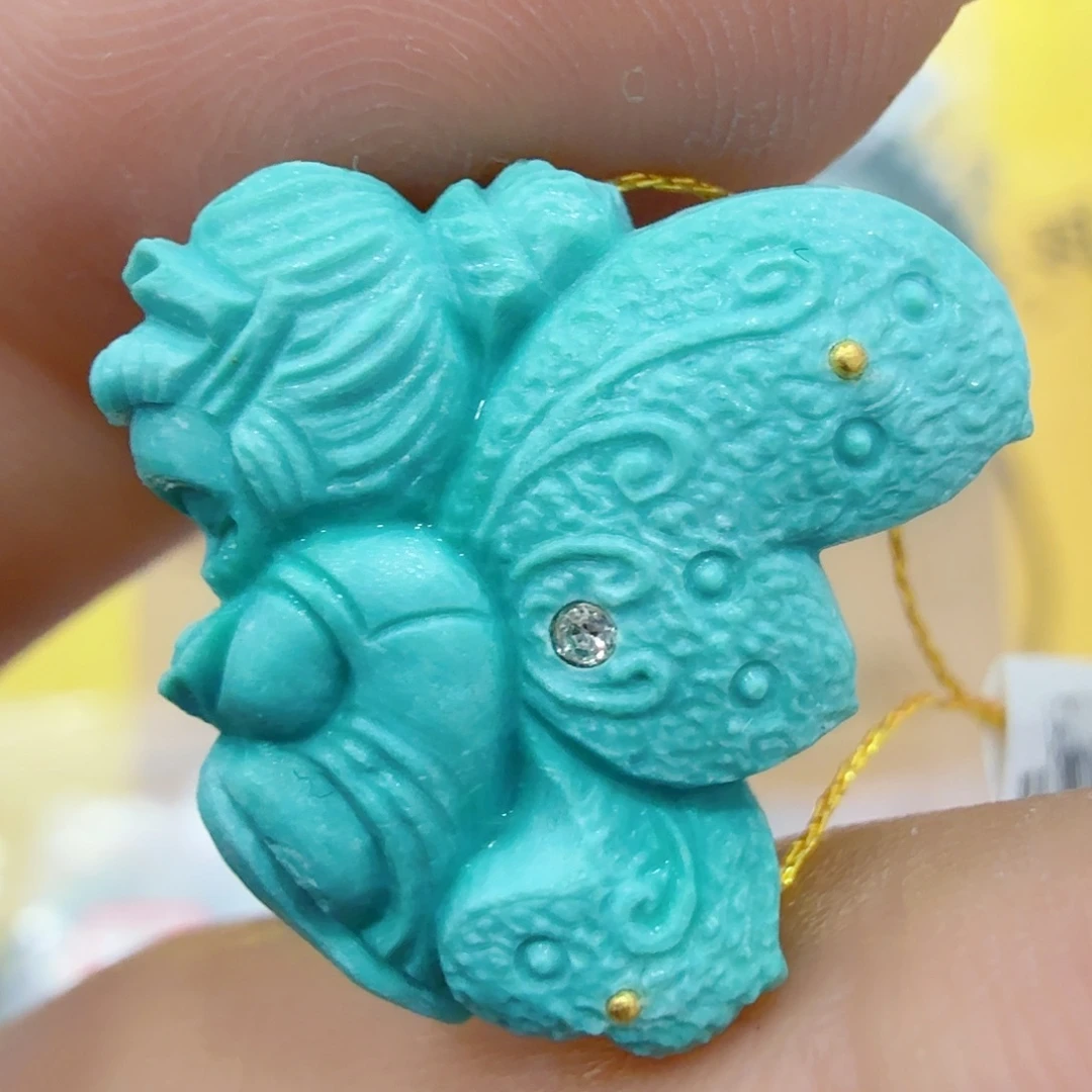 绿松石未镶嵌配饰