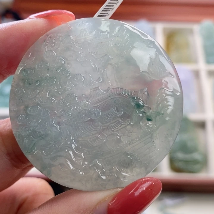 颈饰未镶嵌翡翠翡翠