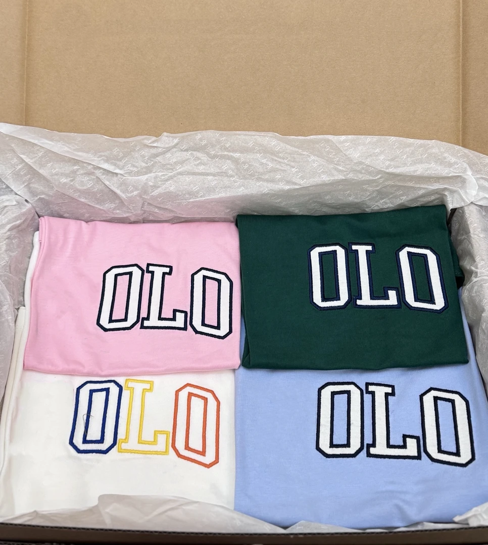 亲子夏季刺绣字母短袖 110-165码