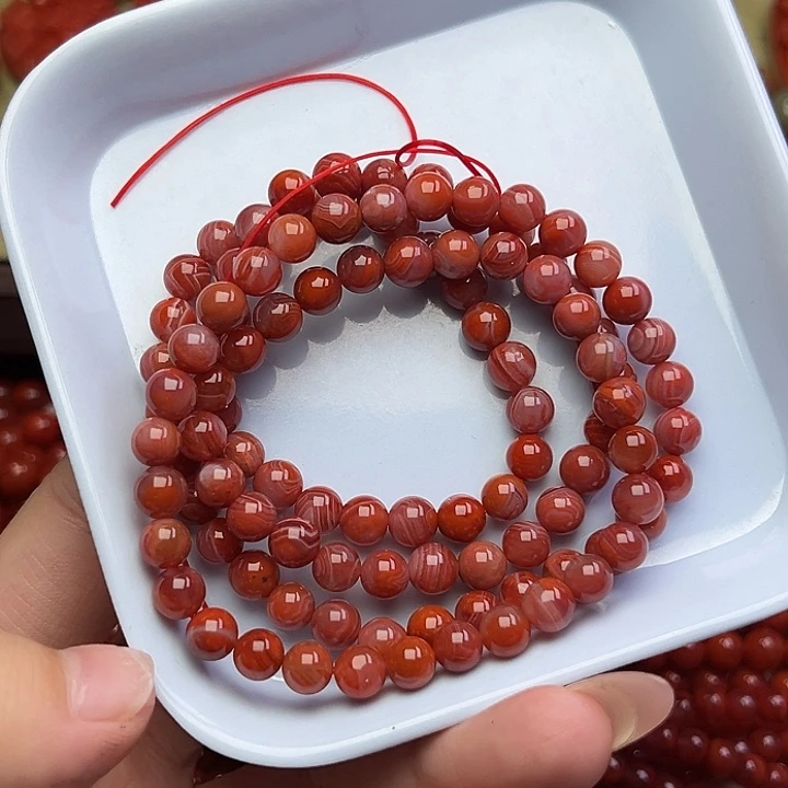 南红玛瑙合金手链16