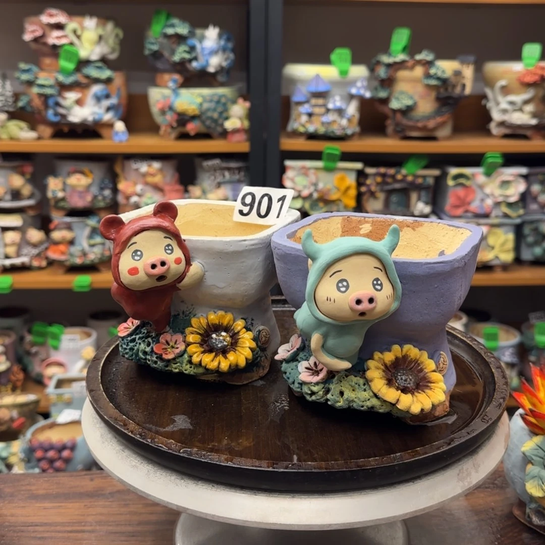 【闪购商品】陶瓷粗陶手捏