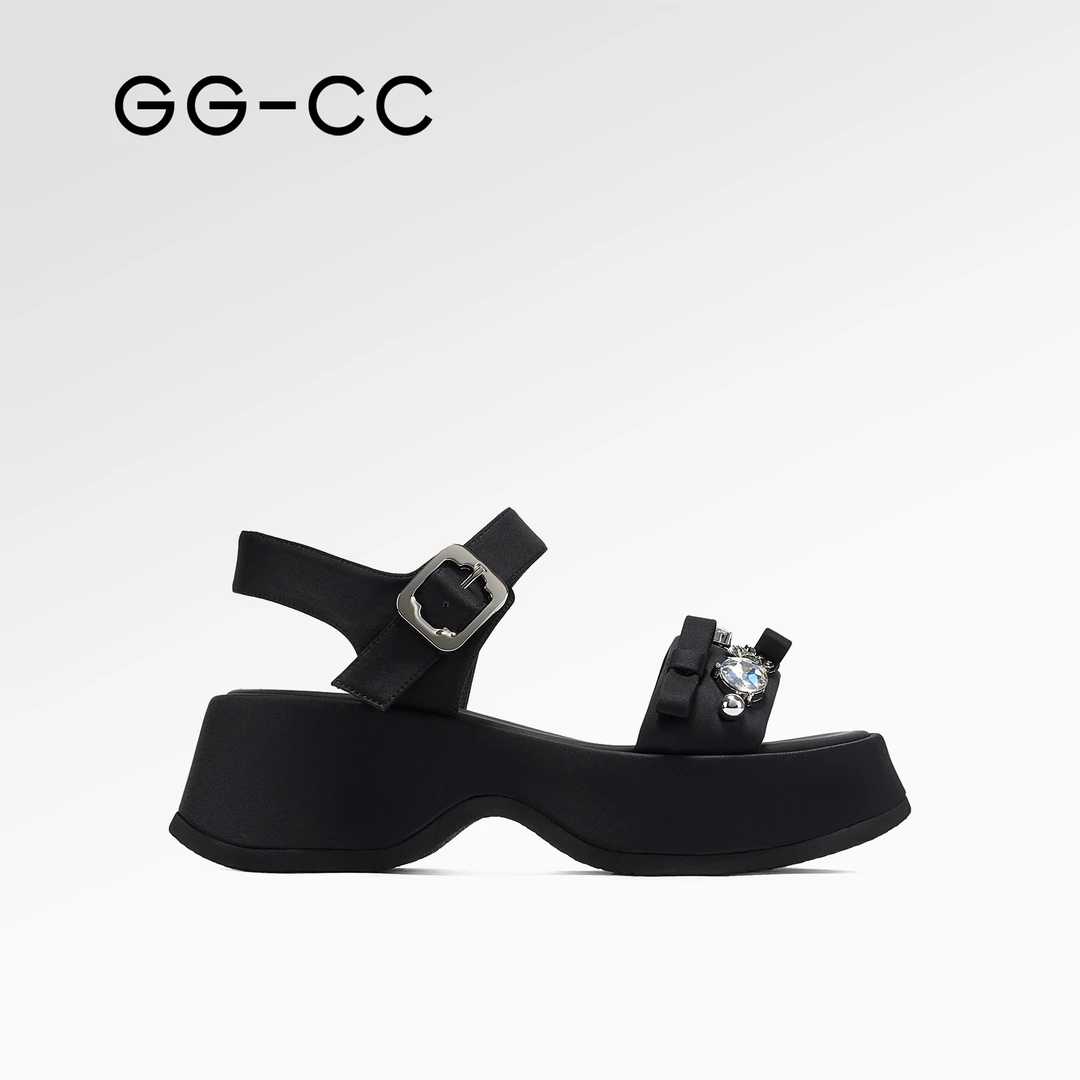 GG-CC【极客甜心】2025年夏季新款潮流百搭厚底运动凉鞋4963