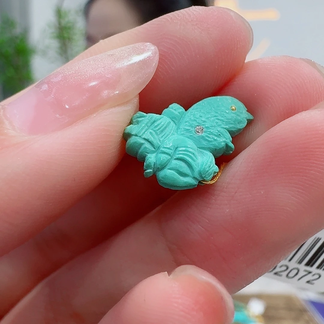 未镶嵌绿松石珠宝奇石