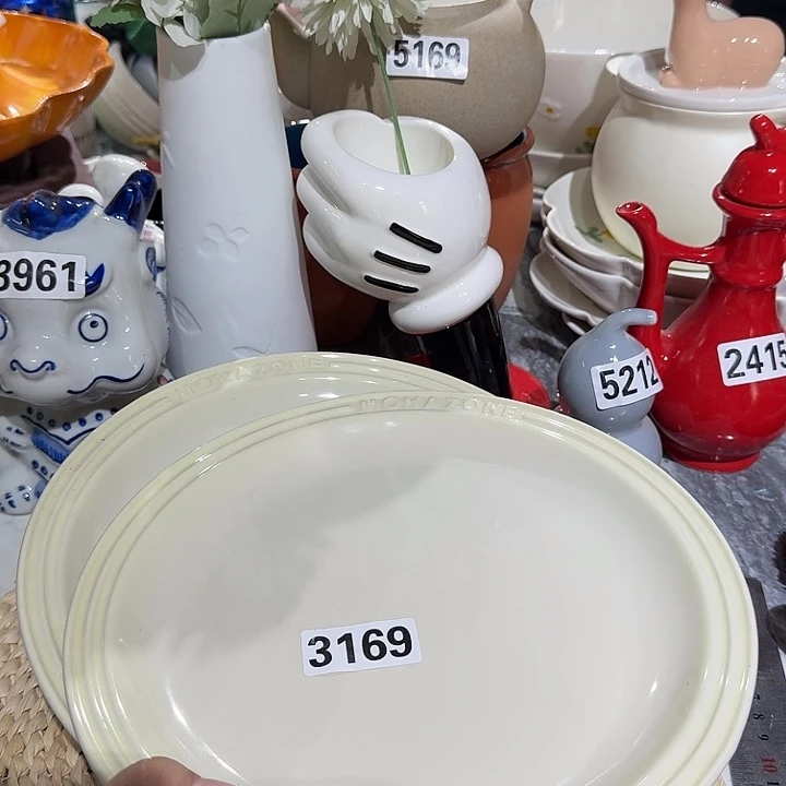 瓷片微瑕陶瓷介意慎拍3169