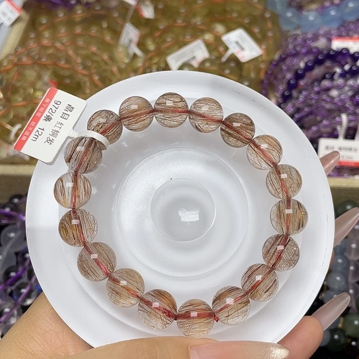 水晶手链未镶嵌红铜发12