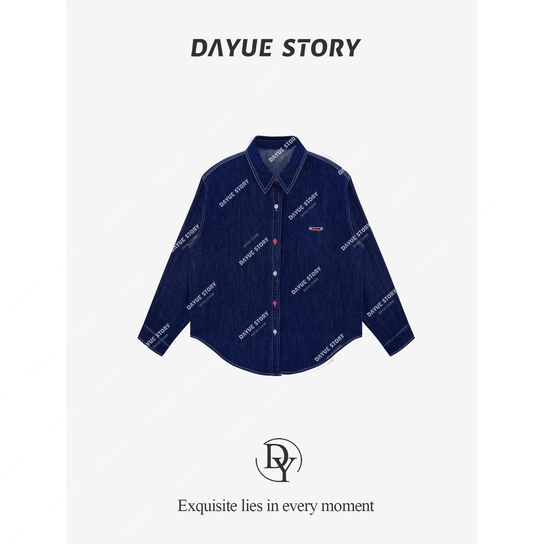 DAYUE【丹宁日记】长期主义~适于各种穿搭！秋冬复古加绒牛仔衬衫