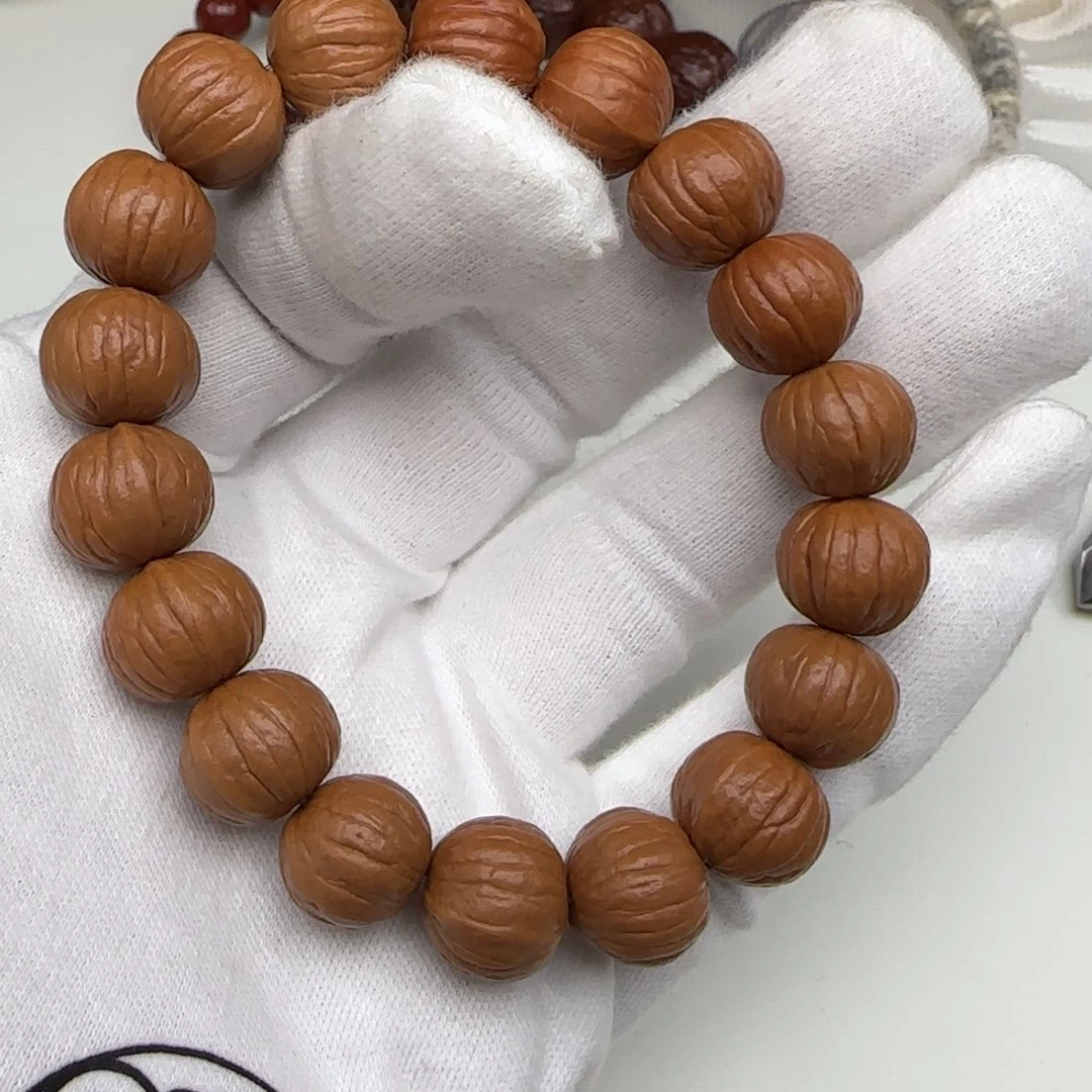 柠***天猴头核桃手串南瓜