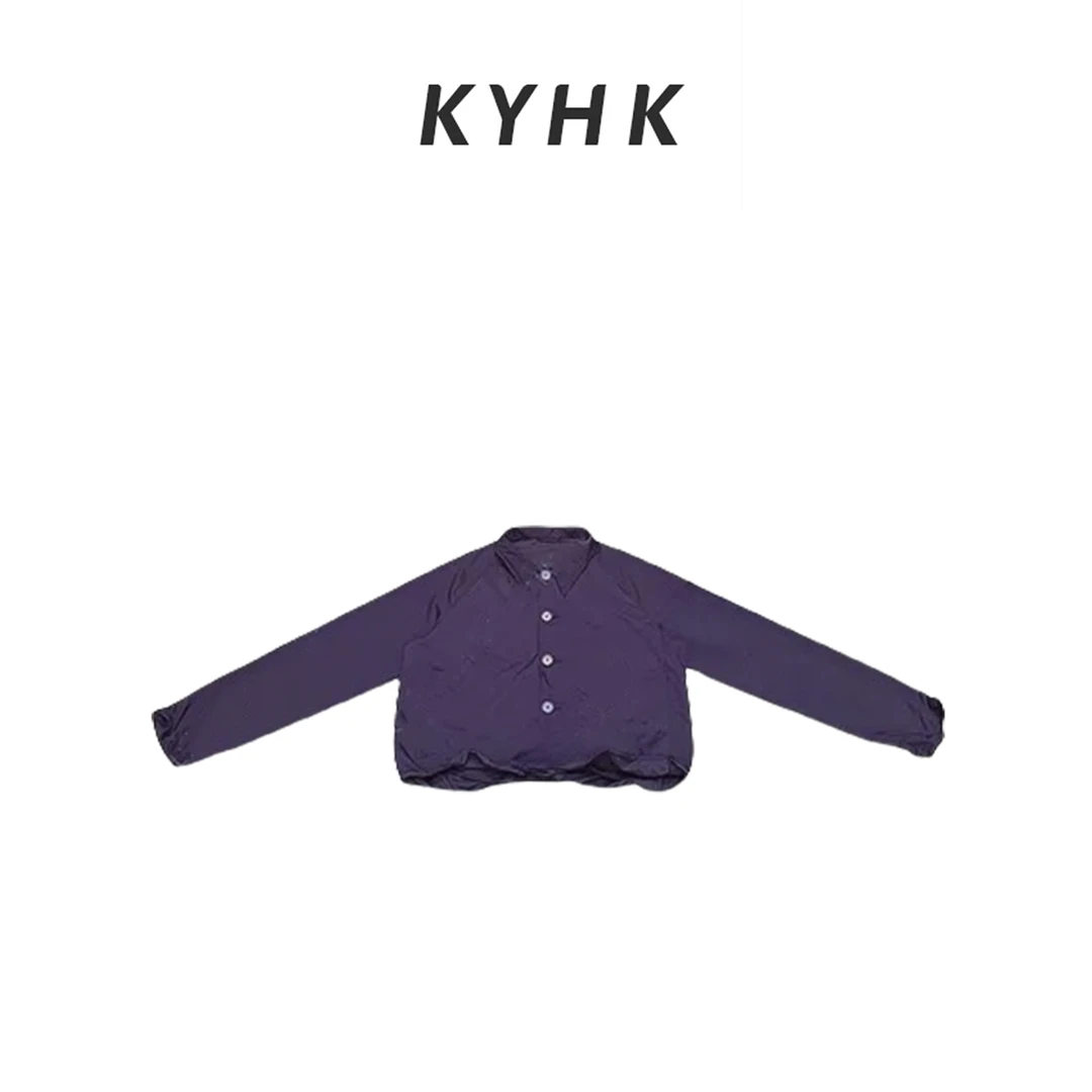 KYHK翻领衬衫风衣短外套女250535
