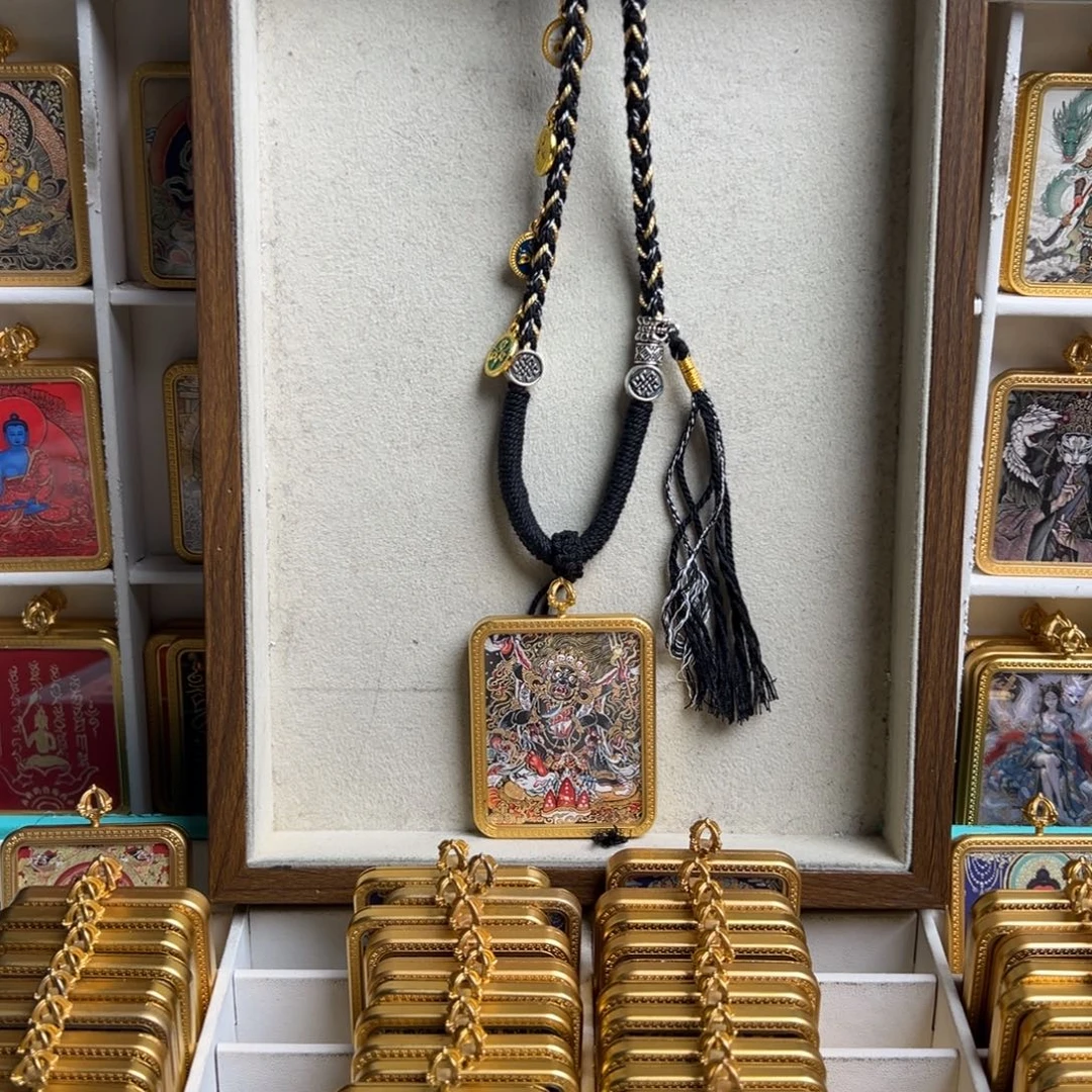 L****吊坠单面定制六臂大黑天