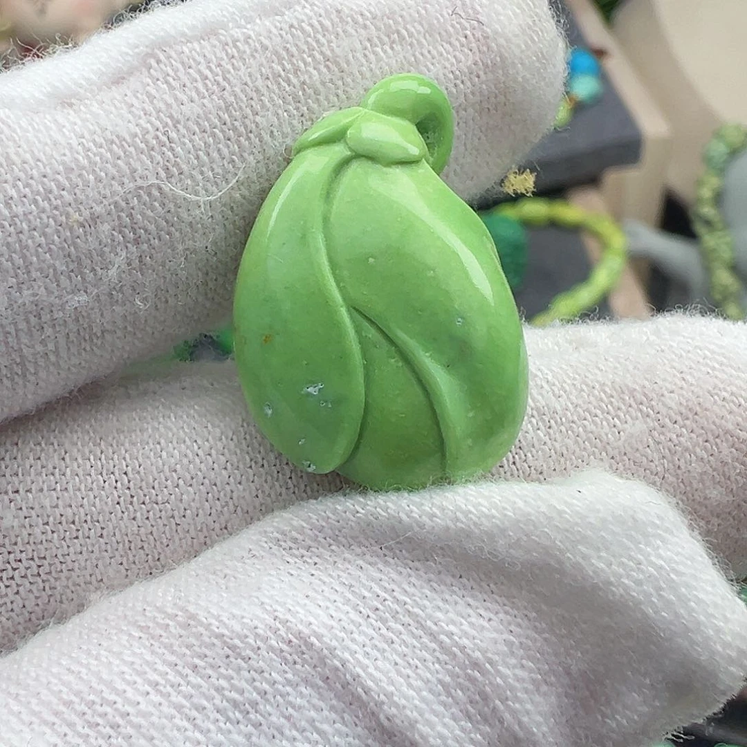 绿松石菜籽黄绿松石Z未镶嵌