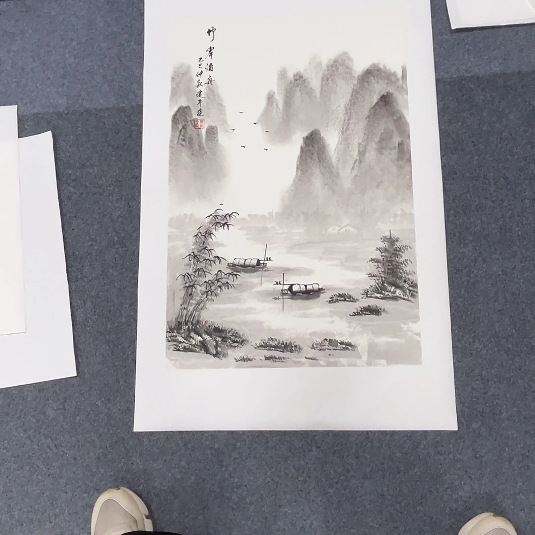 国画精品手绘作品