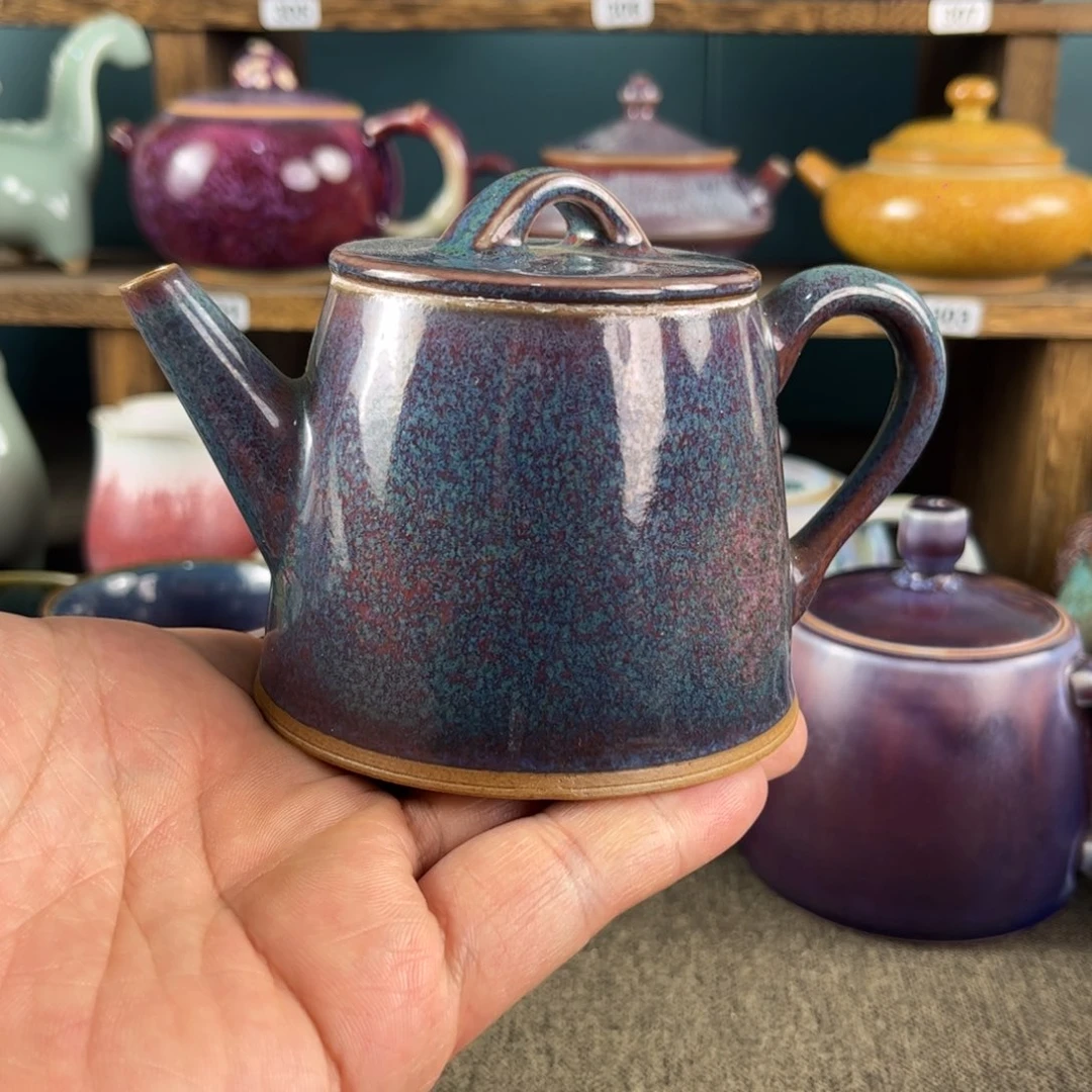 壶神垕钧瓷原矿釉窑变12