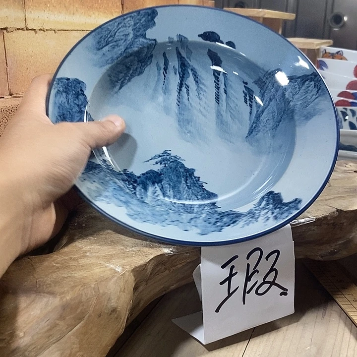 无***．景德镇手绘高温釉下彩