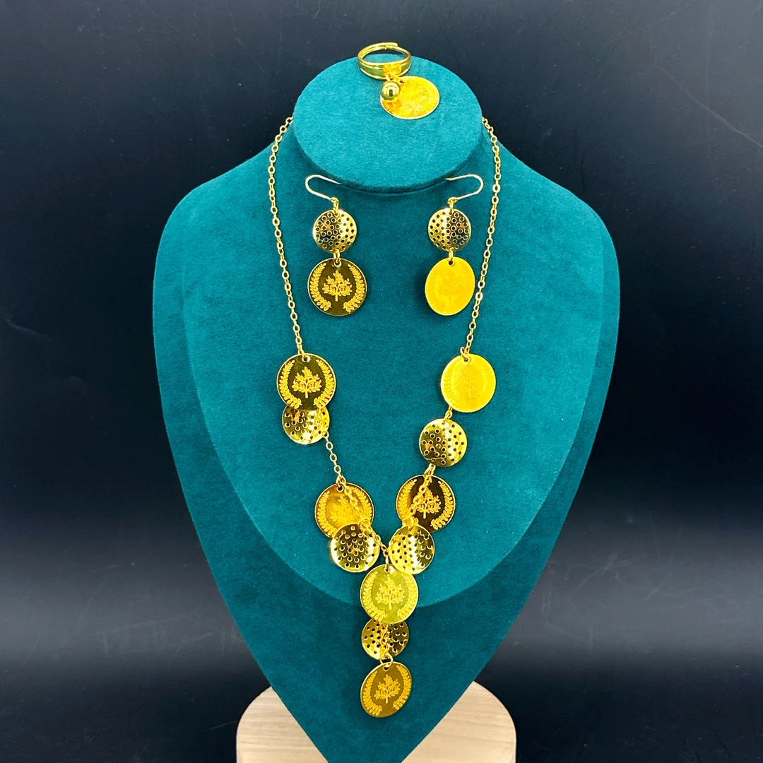 铜合金项链 #000455 三件套 Nipal 素款时尚精美简约叠戴