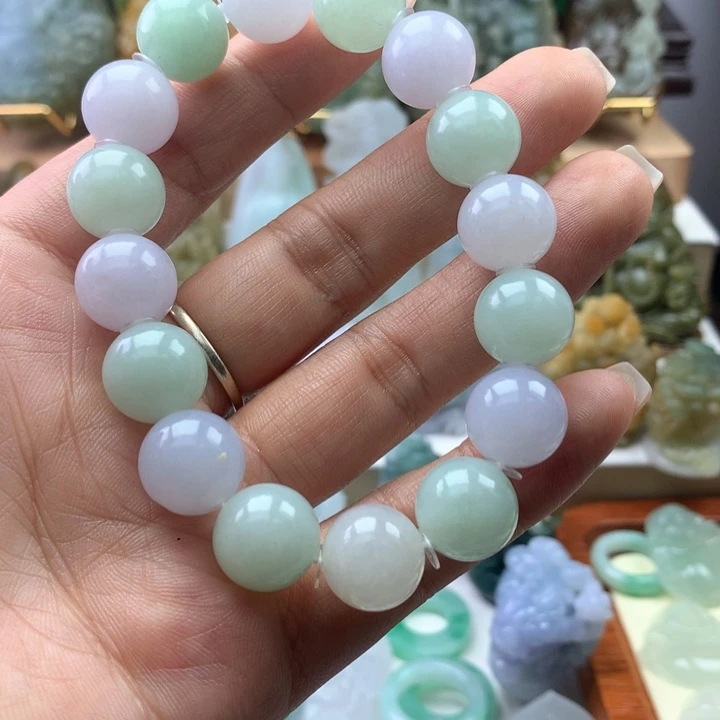 未镶嵌定制翡翠手串