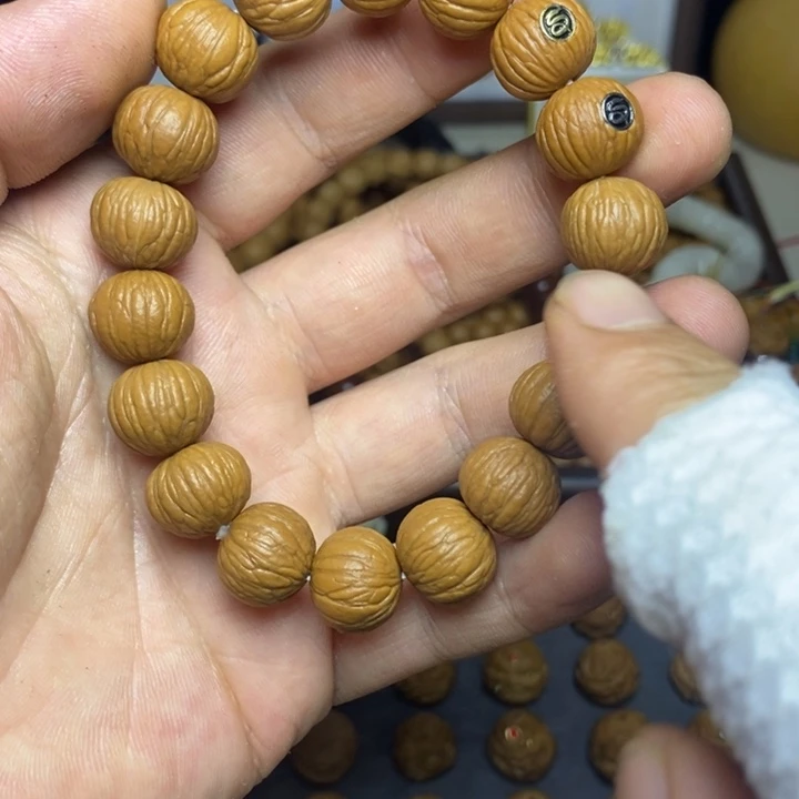 猴头核桃手串猴头原皮双标款