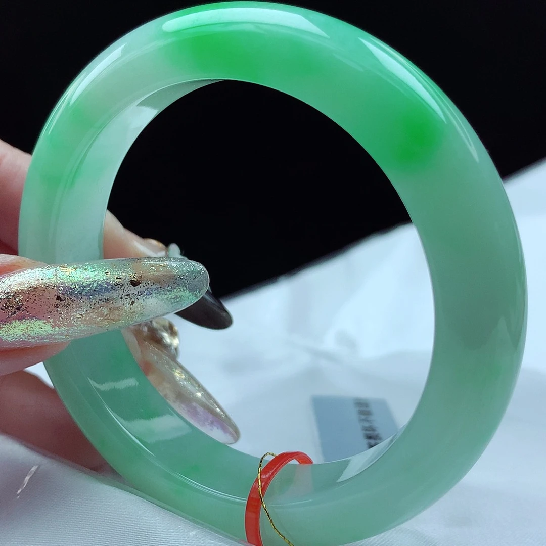 未镶嵌手镯翡翠52圈3112