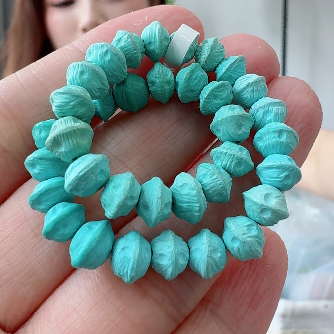 未镶嵌绿松石珠宝奇石