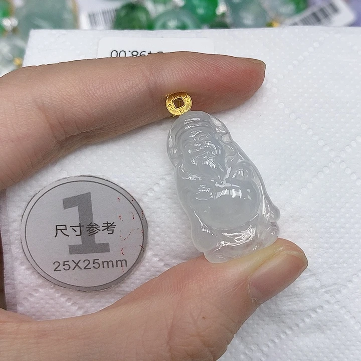 颈饰18K金镶嵌翡翠23467889999